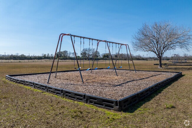 Students enjoy the expansive playground on campus at Frontier Elementary.