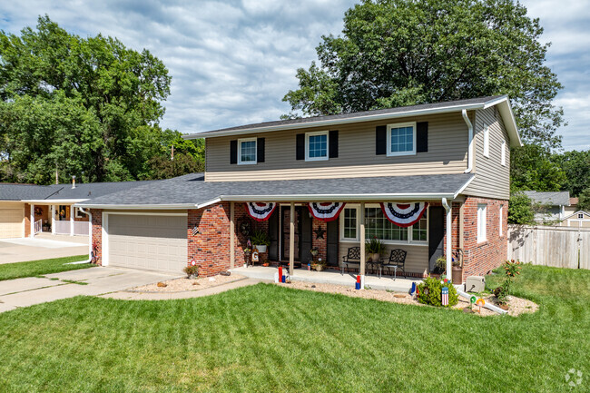 Larger two-story homes can be found in the College View neighborhood.
