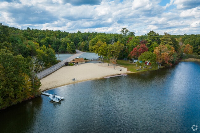 Sweatt Beach is a mini paradise away from home, featuring canoes and a snack shack.