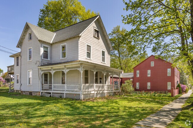 Some of Rhinebeck’s older homes have been restored to near perfection, with sale prices stretching from the mid 400s to over three million.