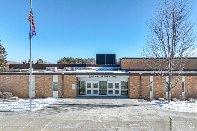 Pine Hill Elementary School has an enrollment of about 481 students.