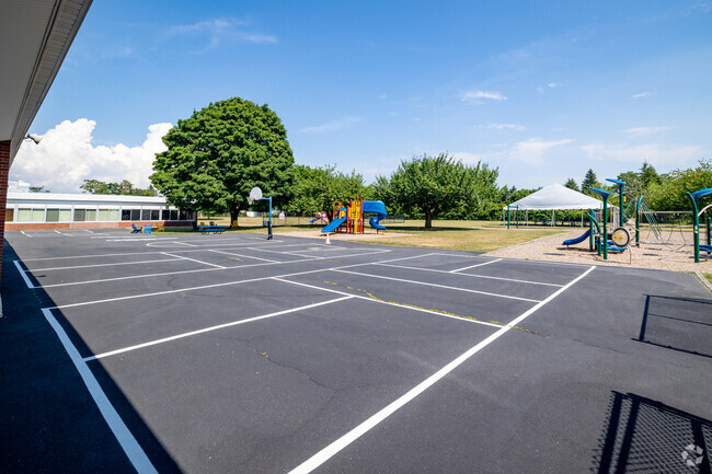 Jeffrey Ratner Robert Seaman Elementary School has a spacious playground area.