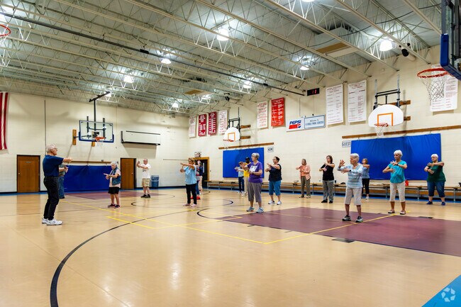 Humble Park Community Center offers after-school sports and tai chi classes for seniors.