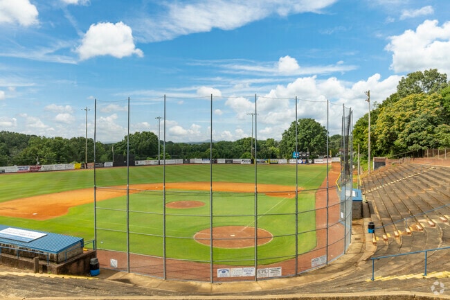 The baseball and softball field are a highlight of the Granite Falls Middle School campus.