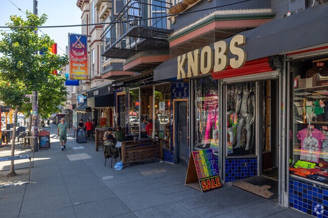 Plenty of shopping available nearby at The Castro.