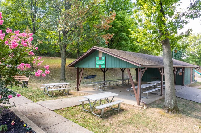 The pavilion at McKenzie Park in West Conshohocken is a great place for a picnic.