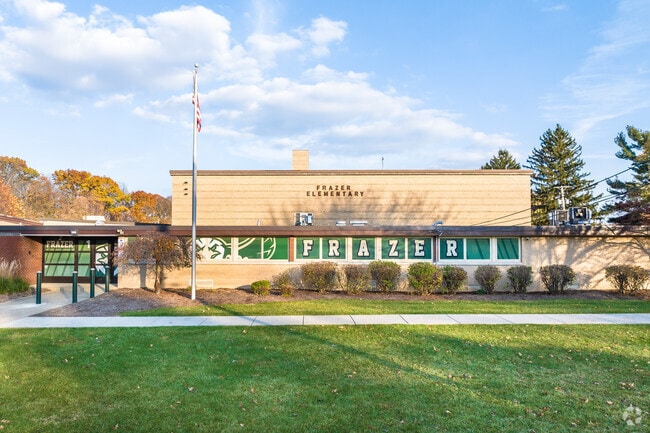 Frazer Elementary School is a highly rated school with an A- rating on Niche.
