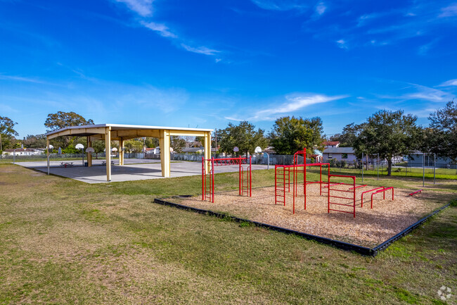 Kids can enjoy being outside during breaks at Skyview elementary school.