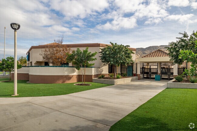 A welcoming entrance is seen at Vista Verde Middle School in Moreno Valley