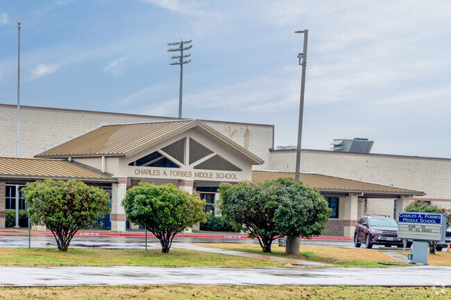 Charles A Forbes Middle School located in Georgetown, Texas.