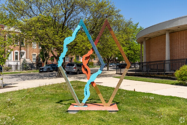 There is interesting art all over Tri-Taylor.