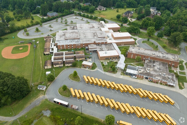 Students and staff love the campus of Southeast Guilford Middle School.