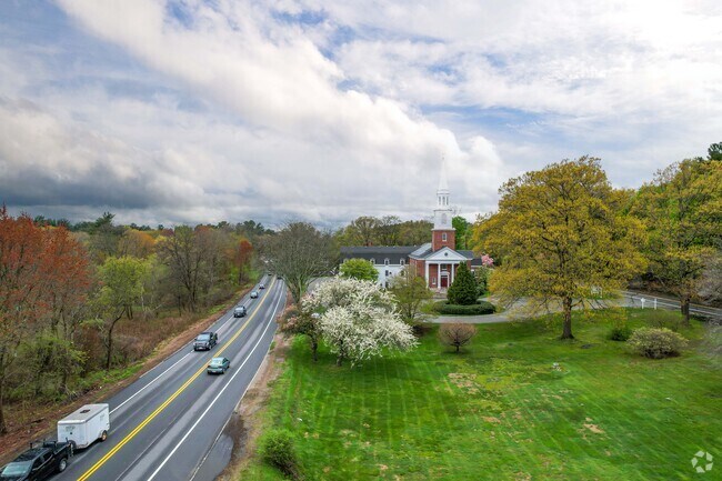 Fall time makes Weston neighborhood pop with beautiful hues of red and brown.