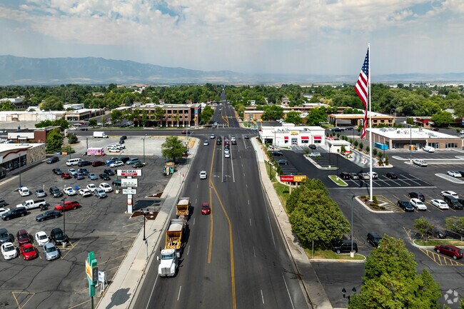 Highway 89 crosses Highway 91 in Adams.