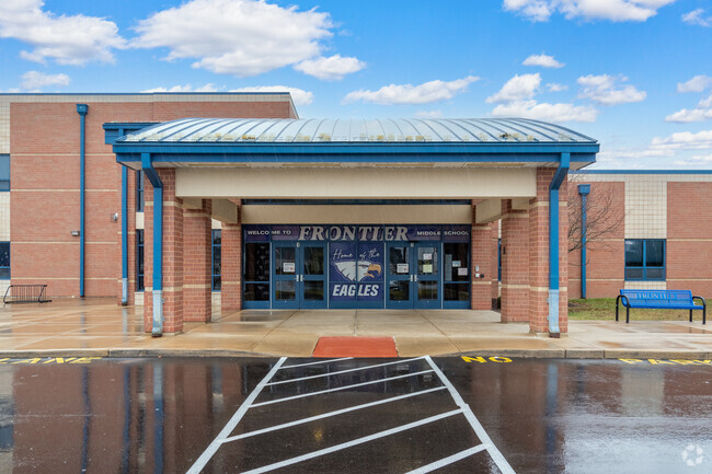 Frontier Middle School is the home of the Eagles.