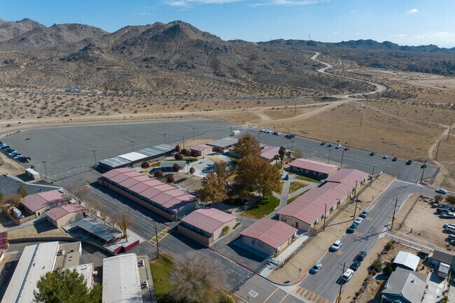 The Riverside Prep Elementary offers a sprawling campus when viewed from above.