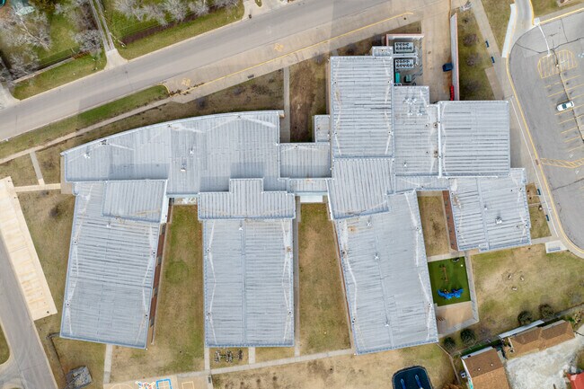 Here is a top down view of Ortiz Elementary School.