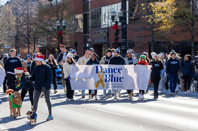 Each year, Santa Claus comes to downtown Lexington, along with festive floats and more!