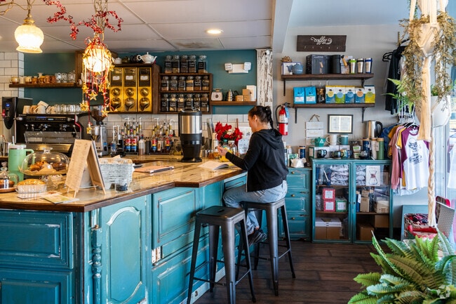 Pekoe & Bean has a great selection of coffee and tea near East Fernway Park.