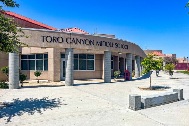 Toro Canyon Middle School is on the same campus as Desert Mirage High School.