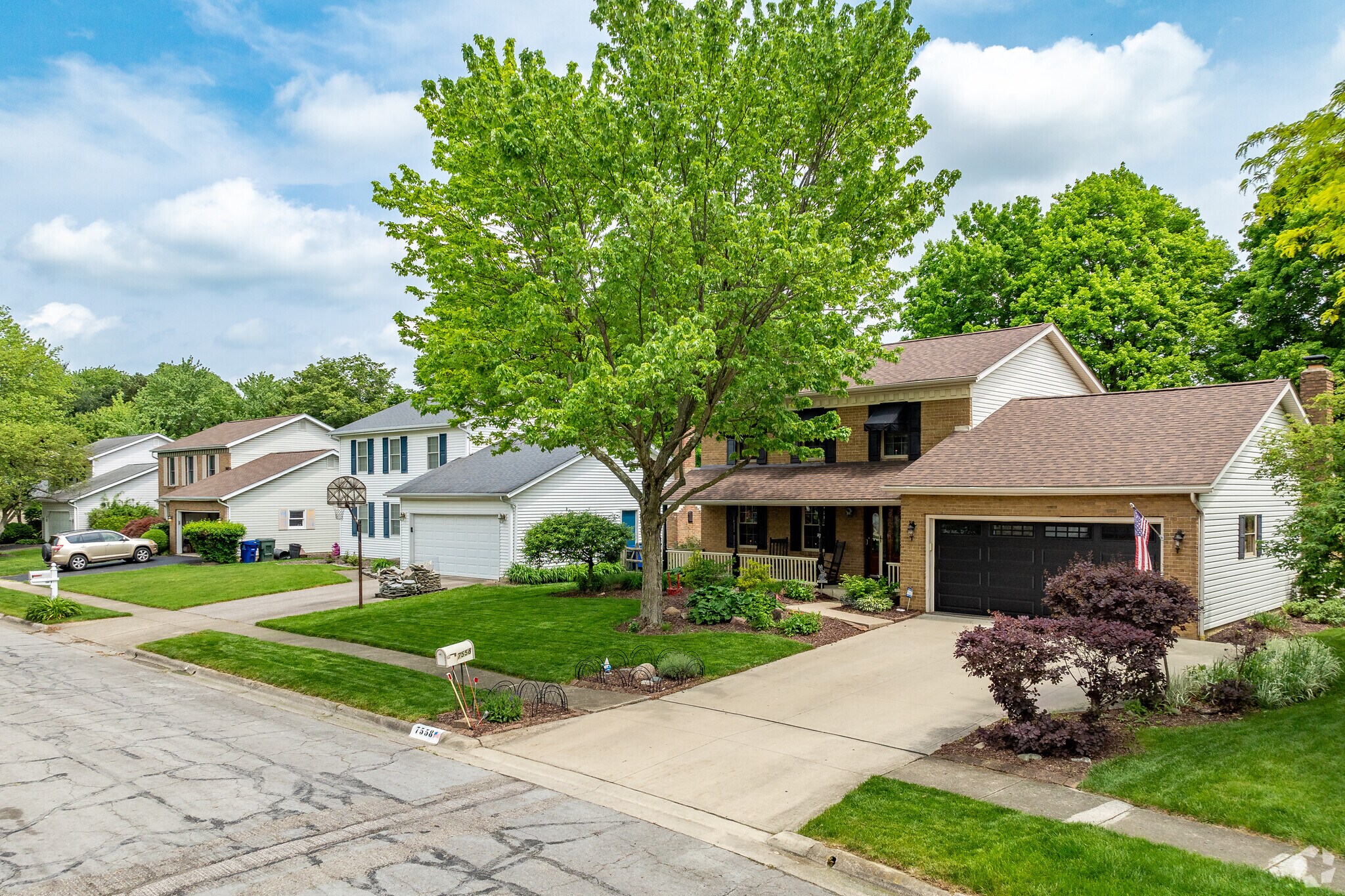 Most homes in the Summerwood neighborhood were built in the 1980s.