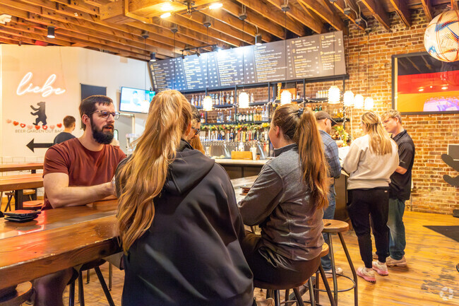 Bärchen Beer Garden is a popular weekend spot for Waverly Park residents.