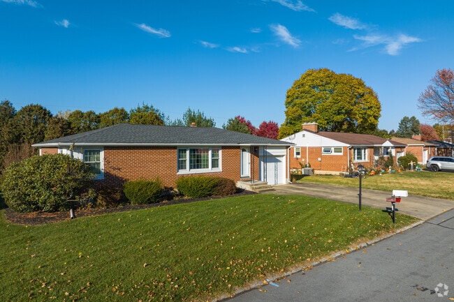 For a small option, you can settle down in a brick Rancher in Emigsville.
