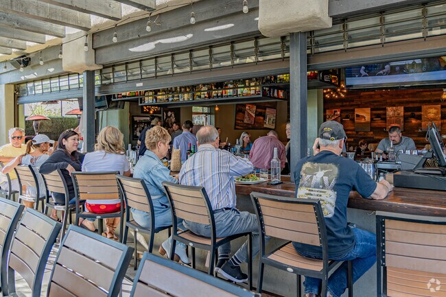 Get together with your neighbors for a tasty beverage at Liberty Station in Boulders.