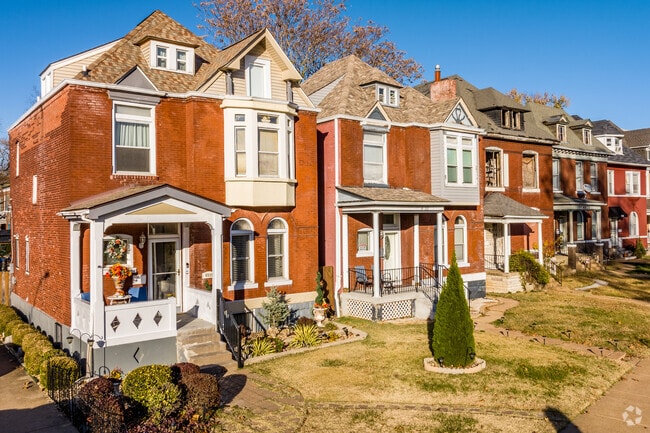 Academy has a variety of home styles with nice curb appeal.