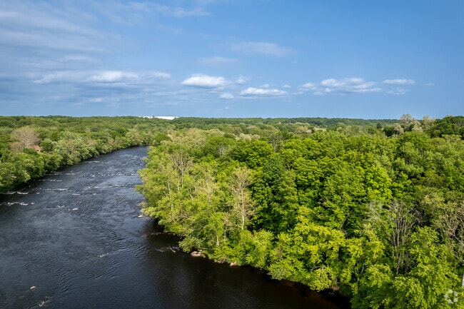The Farmington River running through West Windsor is popular for fishing and boating.
