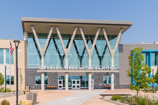 Greeley West High School has a total enrollment of 1,885 students.