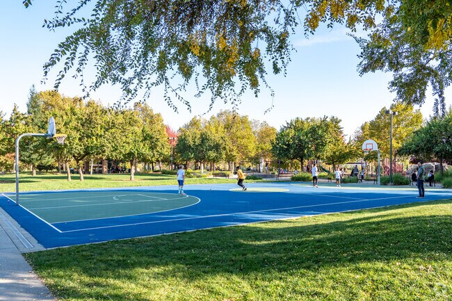The neighborhood comes together at Stone Creek Community Park throughout the year.