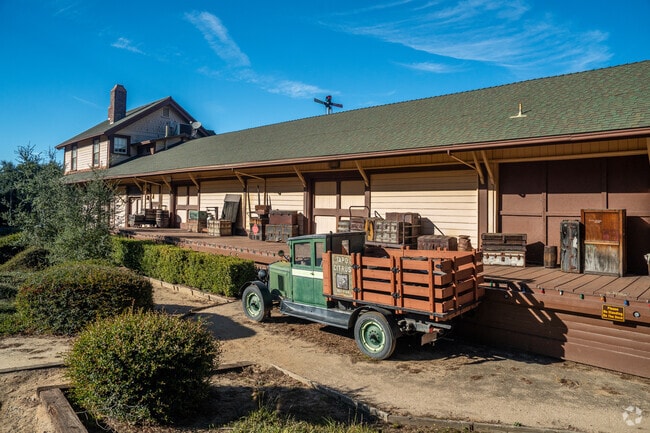 The Santa Susana Railroad Depot pays tribute to Simi Valley's railroad history.