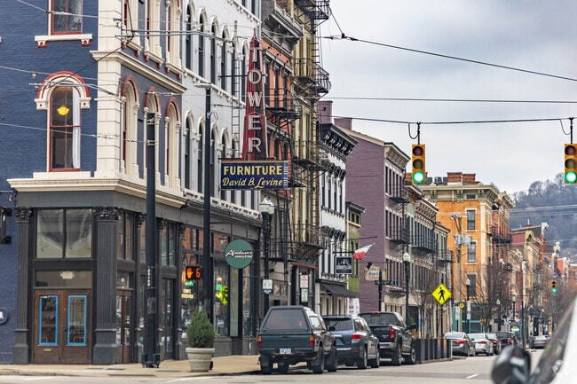 Pendleton is one of Cincinnati's oldest neighborhoods which is evident in it's architecture