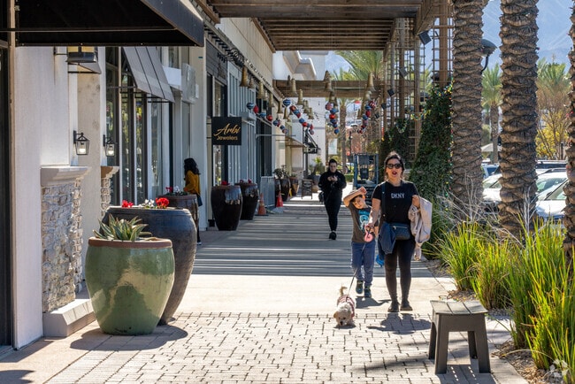 Indulge in luxury shopping and fine dining at The Shops at Dos Lagos near Alberhill.