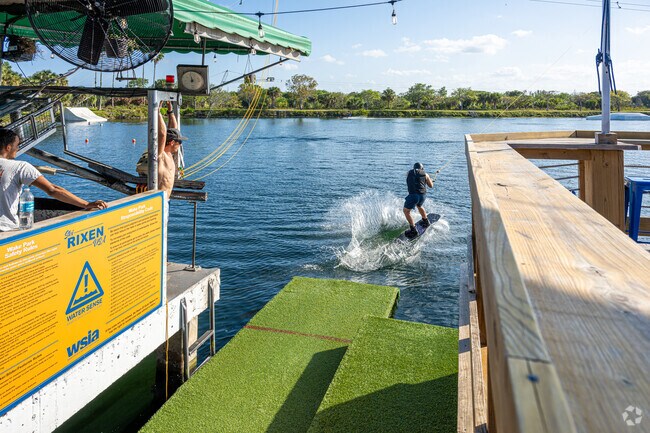 Unlimited rides at the Ski Rixen USA cable water skiing in Lakeview.