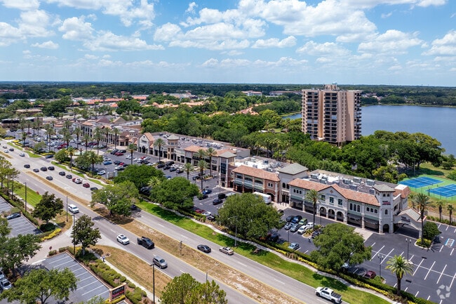 Restaurant row in Dr. Phillips features dozens of restaurants for residents to enjoy.