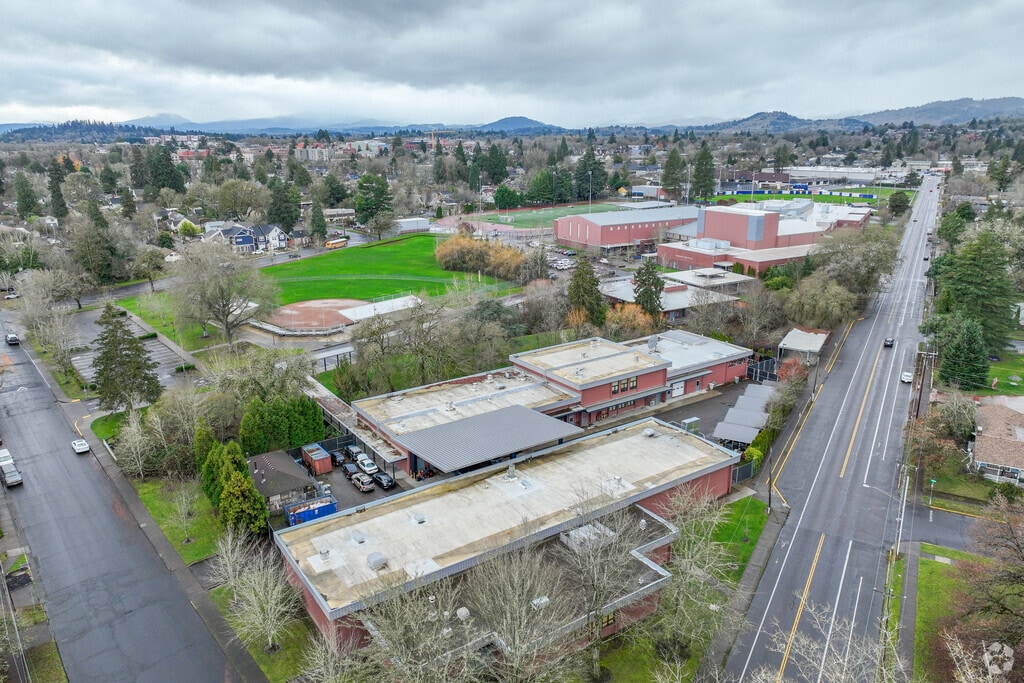 Corvallis High School serves the South Corvallis neighborhood in Corvallis Oregon.
