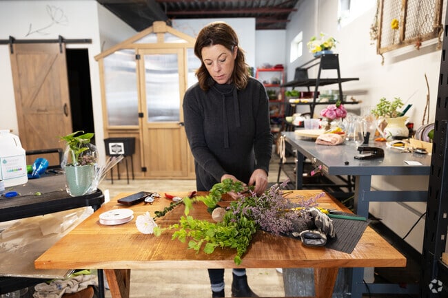 New Road Flower Market in North Greenbush specializes in wild bouquets and nature-inspired designs.