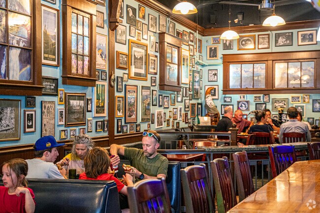 Cascadia Grill's walls are adorned with celebrity's who have a connection to the North West.