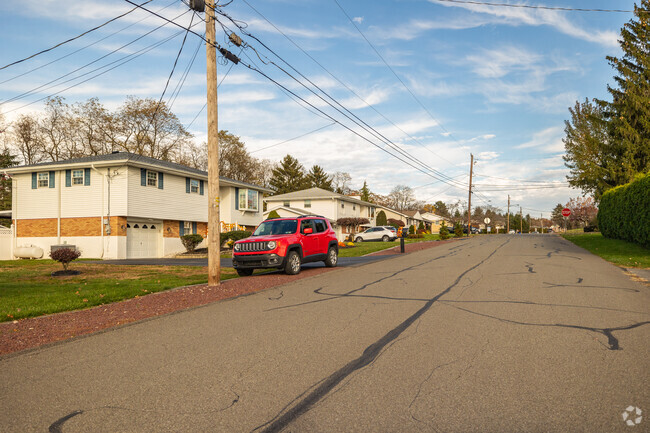 Wake up to a quiet street in Laflin, PA.