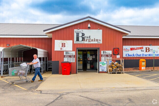 Shoppers can visit Best Bargains, a local wholesale grocery store.