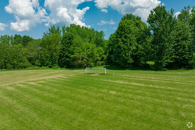 Holy Cross Academy also has soccer nets.