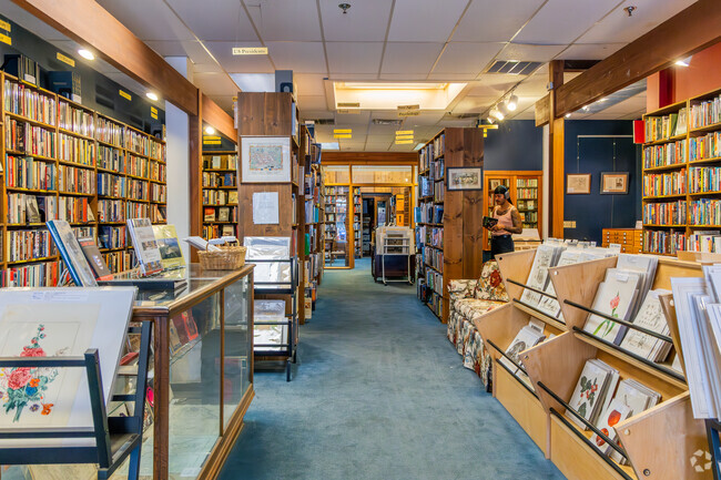 Stop by Blue Whale Books for rare finds and antique maps in Riverrun.