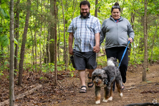 Larus Park in Stony Point offers locals a place to unwind in acres of wooded trails.