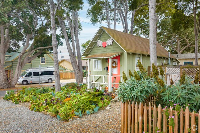 Small and cute the homes in Pacific Grove, California has charm for days.