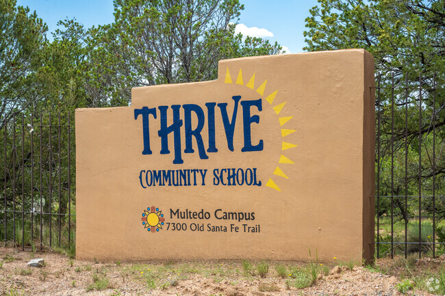 This is the sign found at Desert Academy.
