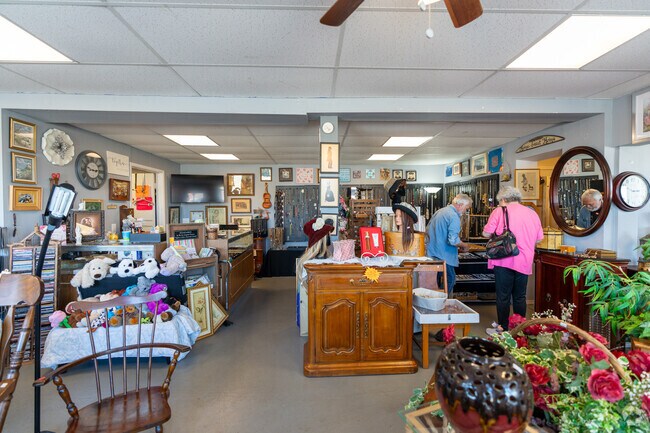 Check out the many antique stores in Bethalto.