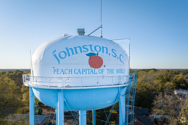 Johnston is one of the largest peach providing communities in the country.