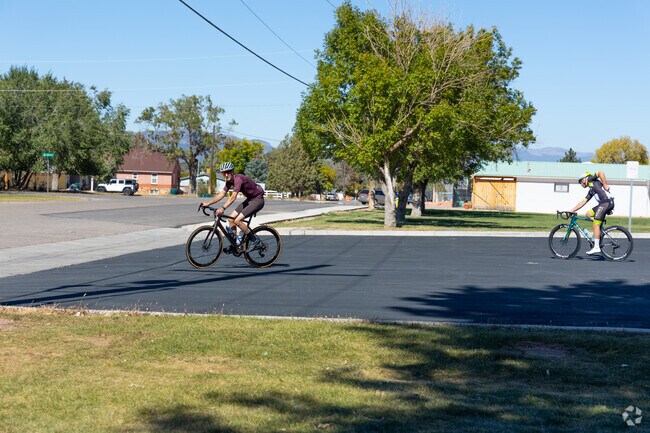 Cycling is a popular way to explore Parowan’s quiet neighborhoods and open roads.